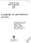 Lenguaje en periodismo escrito