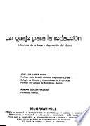Lenguaje para la redacción