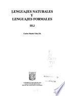 Lenguajes naturales y lenguajes formales