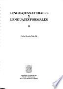 Lenguajes naturales y lenguajes formales