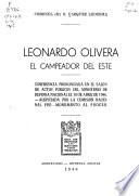 Leonardo Olivera, el campeador del Este