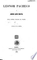 Leonor Pacheco, ó, Amor que mata