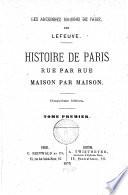 Les anciennes maisons de Paris