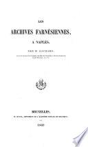 Les archives farnésiennes à Naples