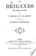 Les brigands, opera bouffe en trois actes par ---- et Lud. Halevy