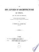 Les dix livres d'architecture de Vitruve