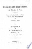 Les epistres sur le Roman de la rose von Christine de Pizan