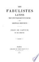 Les fabulistes latins depuis le siécle d'Auguste jusqu'à la fin du moyen âge