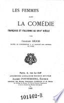 Les femmes dans la comédie française et italienne au 18e siècle