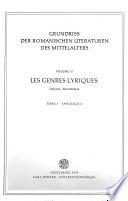 Les Genres lyriques