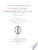 Les gravures françaises du XVIIIe siècle: fasc. Nicolas Lancret