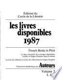 Les Livres disponibles