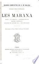 Les Marana. Adieu. El verdugo. L'auberge rouge. Maitre Cornélius. L'élixir de longue vie. les proscrits