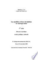 Les modèles et leur circulation en Amérique Latine