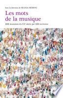 Les mots de la musique