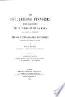 Les populations finnoises des bassins de la Volga et de la Kama