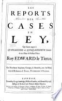 Les reports del cases en ley