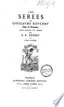 Les Sérées de Gvillavme Bovchet, sieur de Brocourt