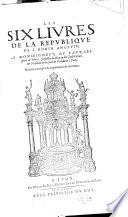 Les six Livres de la Republique