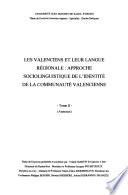 Les valenciens et leur langue régionale: Annexes
