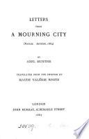 Letters from a mourning city, tr. [from Från Napoli] by M.V. White