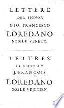 Lettres De Loredano