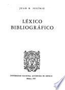 Léxico bibliográfico