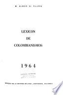 Lexicón de colombianismos