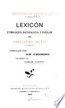 Lexicón etimológico, naturalista y popular del bilaíno neto