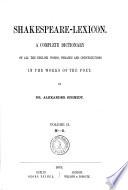 Lexicon zu Shakespeare's Werken