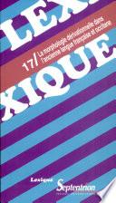Lexique 17/ La morphologie dérivationelle dans l'ancienne langue française et occitane