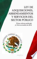 Ley de Adquisiciones, Arrendamientos y Servicios del Sector Público