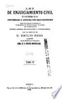 Ley de enjuiciamiento civil de 3 de febrero de 1881