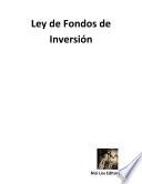 Ley de Fondos de Inversión