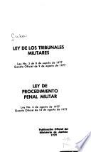 Ley de los tribunales militares