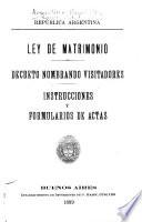 Ley de matrimonio