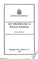 Ley orgánica de la policía nacional