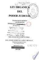 Ley orgánica del poder judicial