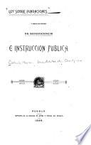 Ley sobre fundaciones y asociaciones de beneficencia é instrucción pública