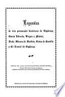 Leyendas de tres personajes históricos de Sigüenza