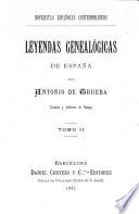 Leyendas Genealógicas de España