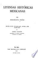 Leyendas histoŕicas mexicanas