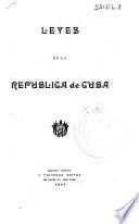 Leyes de la República de Cuba