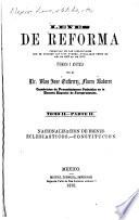Leyes de reforma