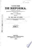 Leyes de reforma: pte. II. Nacionalización de bienes eclesiasticos. Constitucion