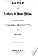 Leyes del territorio de Nuevo México