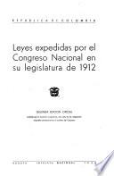 Leyes expedidas por el Congreso nacional en su legislatura de año de