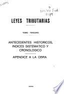 Leyes tributarias