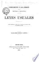 Leyes usuales
