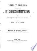 Leyes y decretos expedidos por el 12o. congreso constituciónal del estado libre y soberano de Puebla